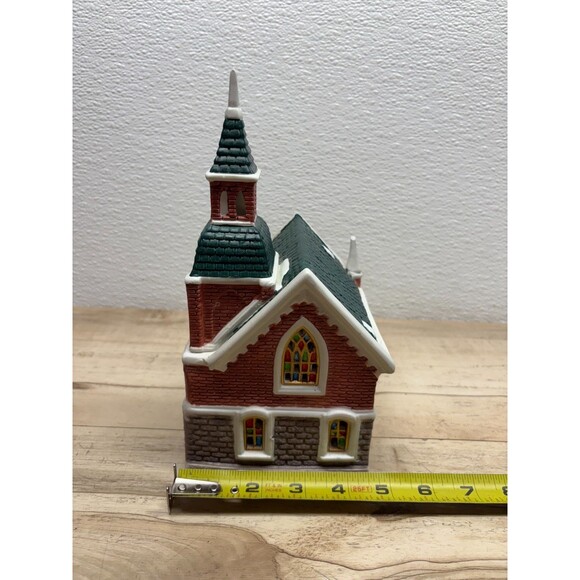 Vtg 1995 Christmas Valley Collection Light Up Cathedral - Picture 14 of 15